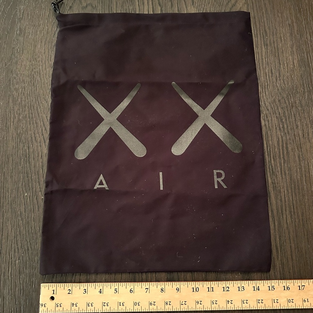 KAWS Black Drawstring Dust Bag
